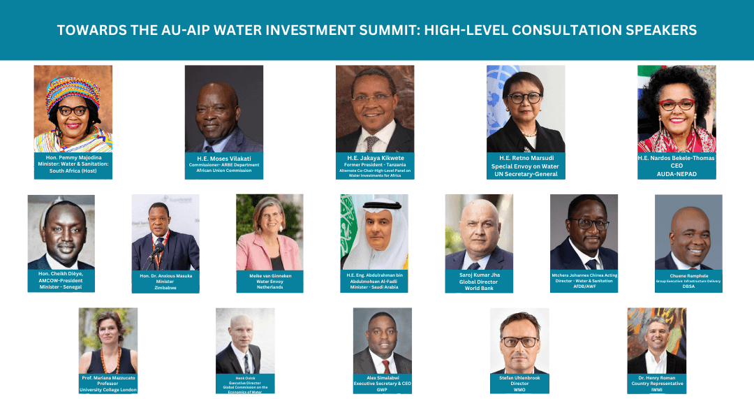 High-Level Consultation on Mobilising Commitments Towards the AU-AIP Water Investment Summit in the Context of South Africa’s G20 Presidency in 2025