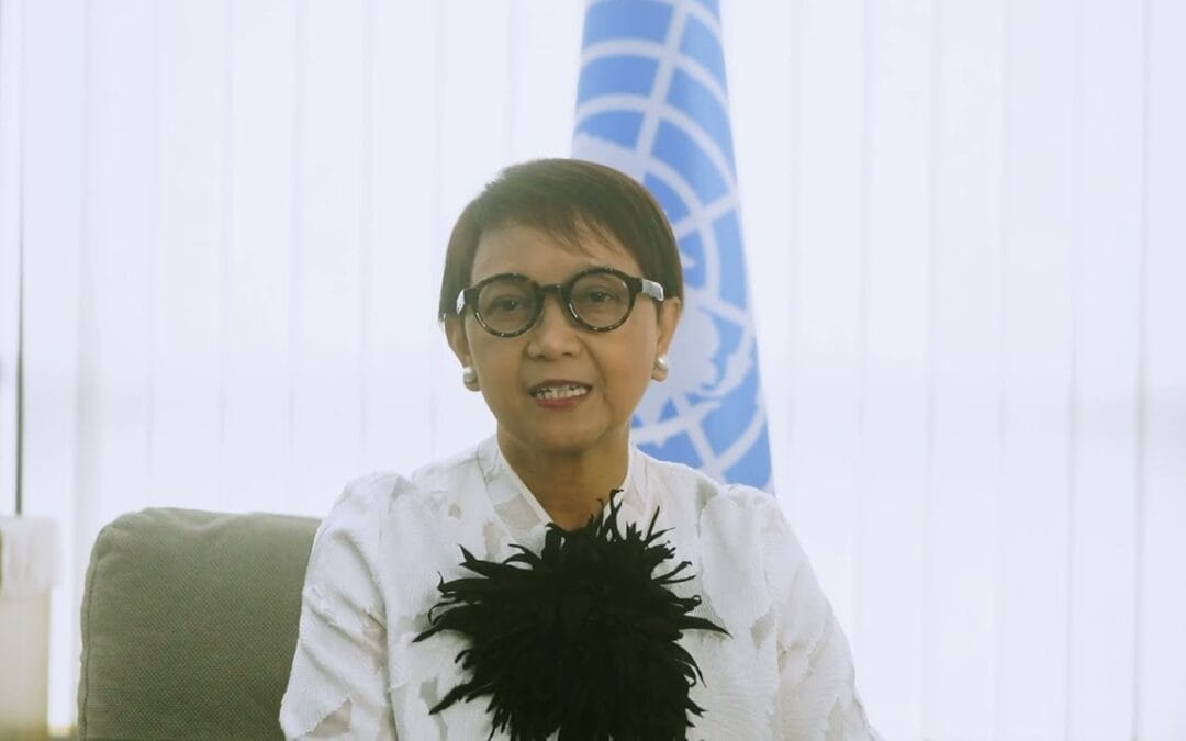 H.E. Retno Marsudi Accepts Role as Champion for the Global Outlook Council on Water